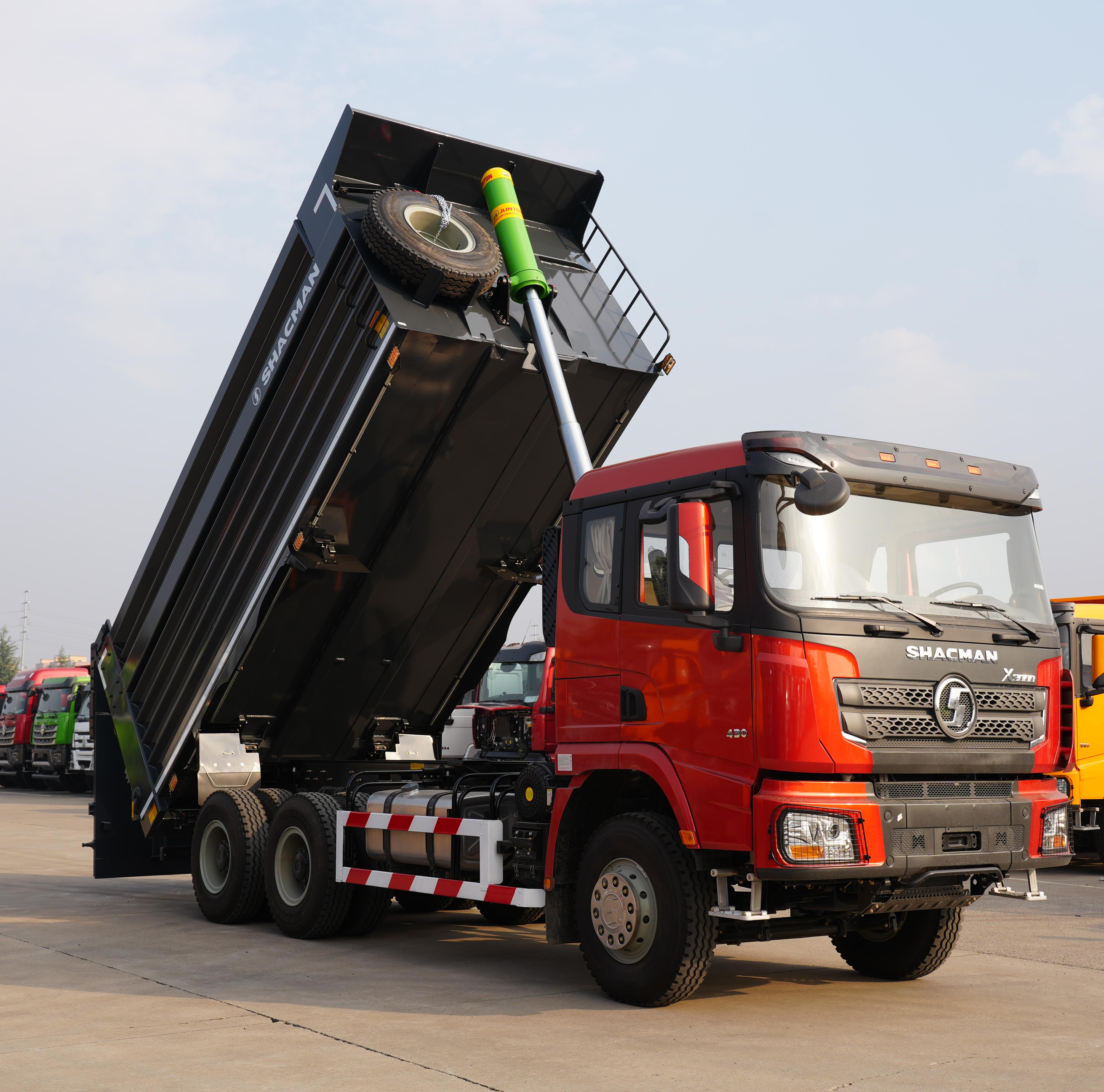 SHACMAN X3000 Lightning Orange Front-Lift Dump Truck