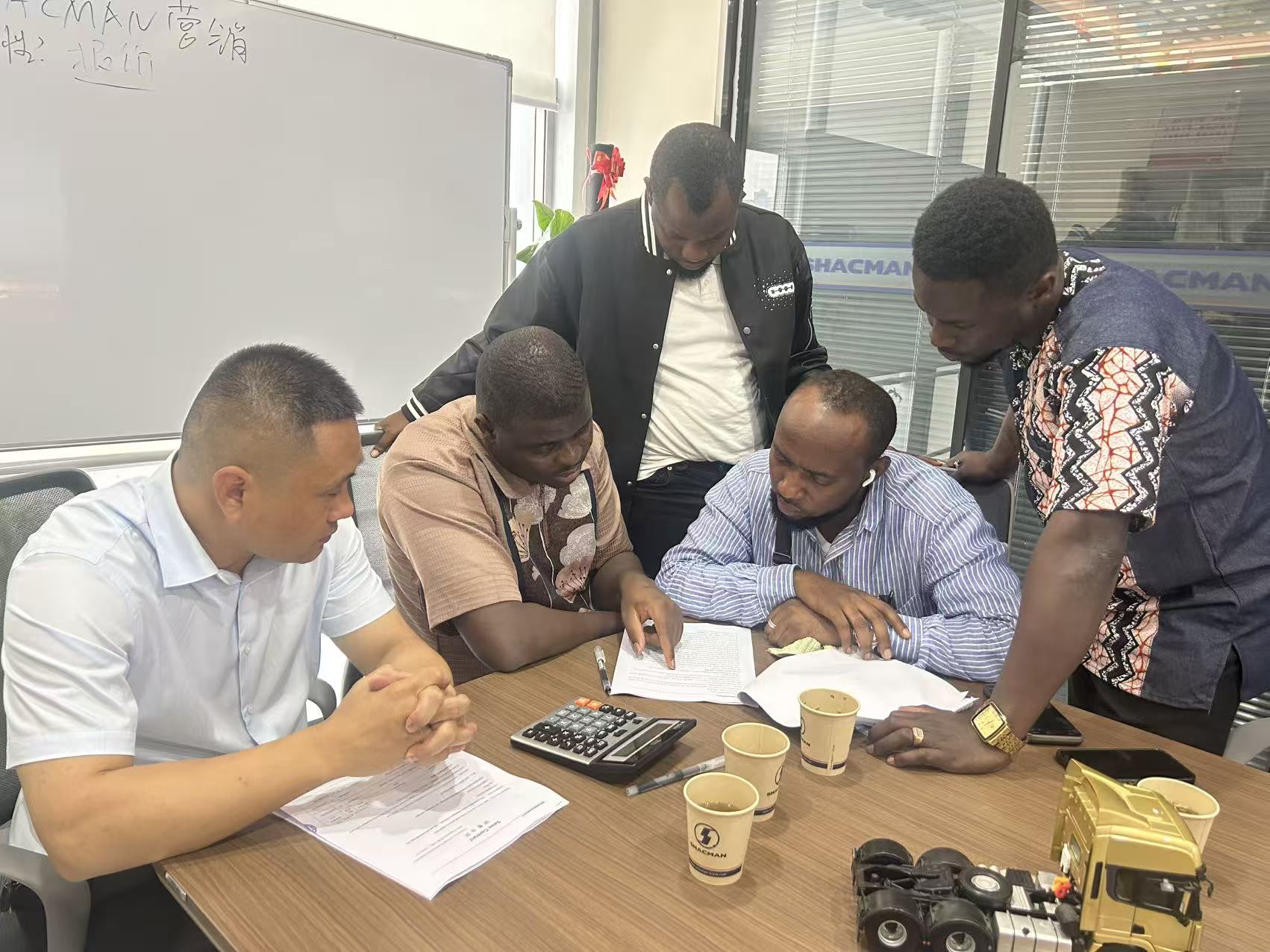SHACMAN Trucks|  African Client Visit