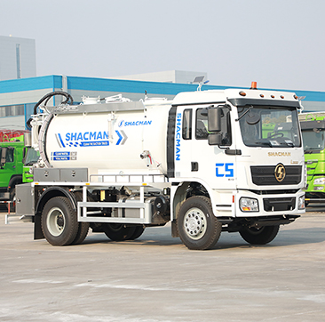 shacman L3000 sewage cleaning truck, 6 cubic meters