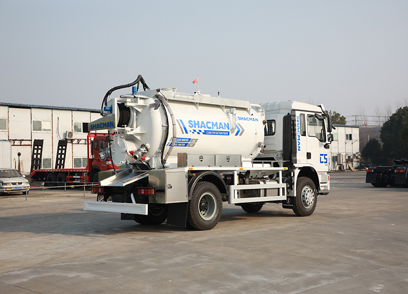 shacman L3000 sewage cleaning truck, 6 cubic meters