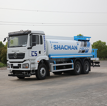 shacman H3000 6*4 watering truck blue and white