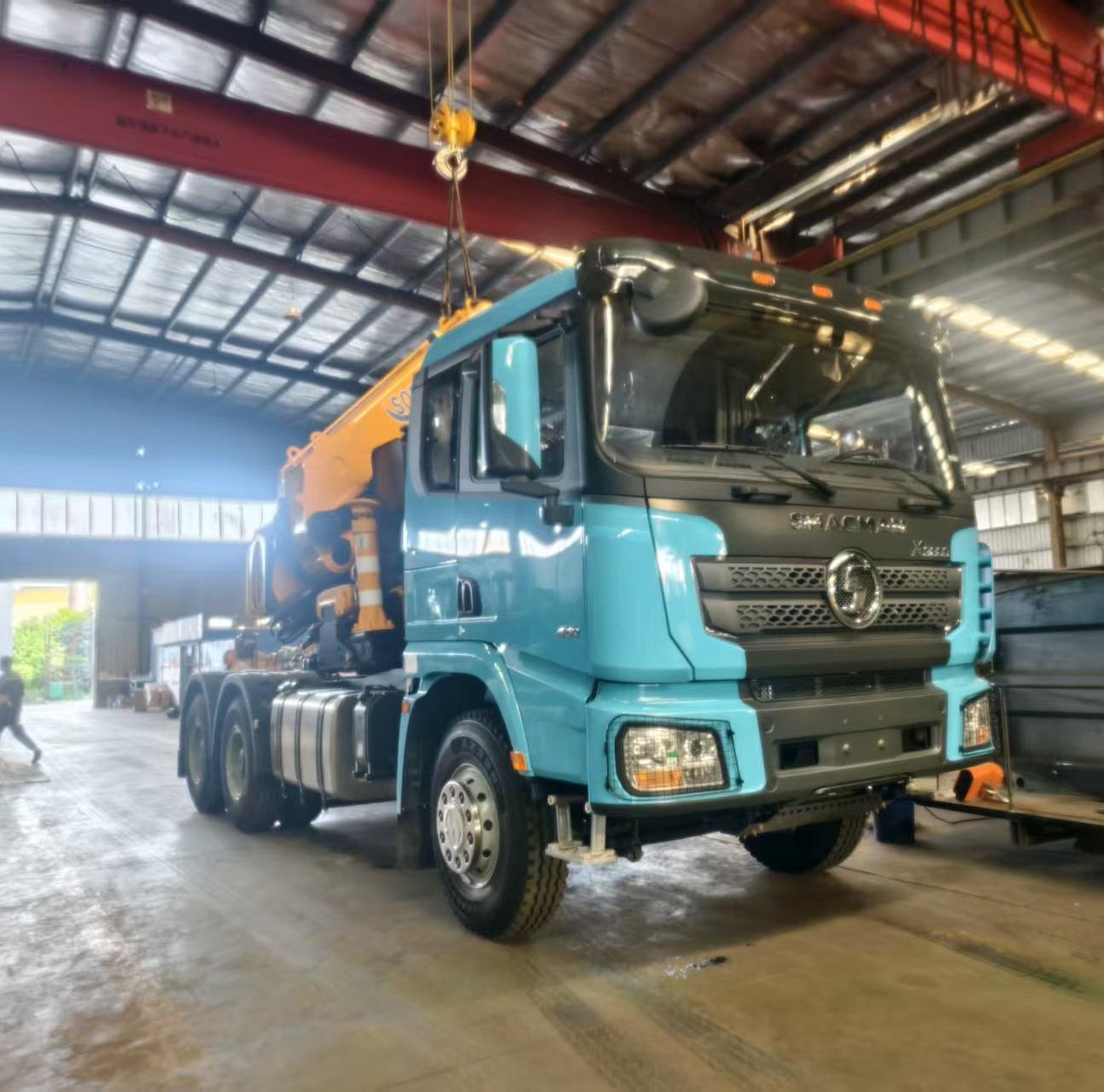 SHACMAN X3000 Cyan Blue – The Ultimate Multi-Tasker for Heavy Lifting