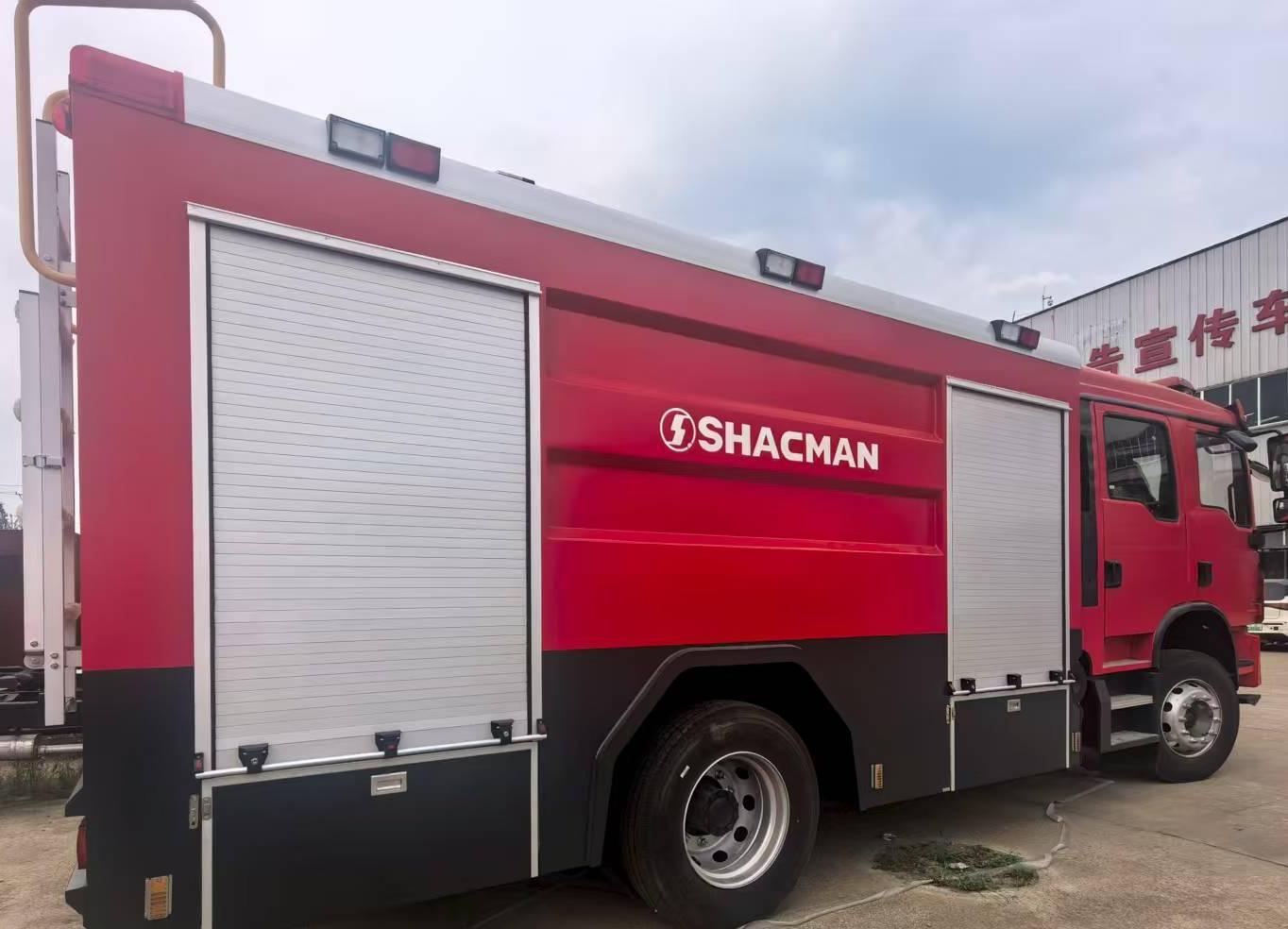 SHACMAN Fire Truck Chassis | Red Power, Mission Guaranteed