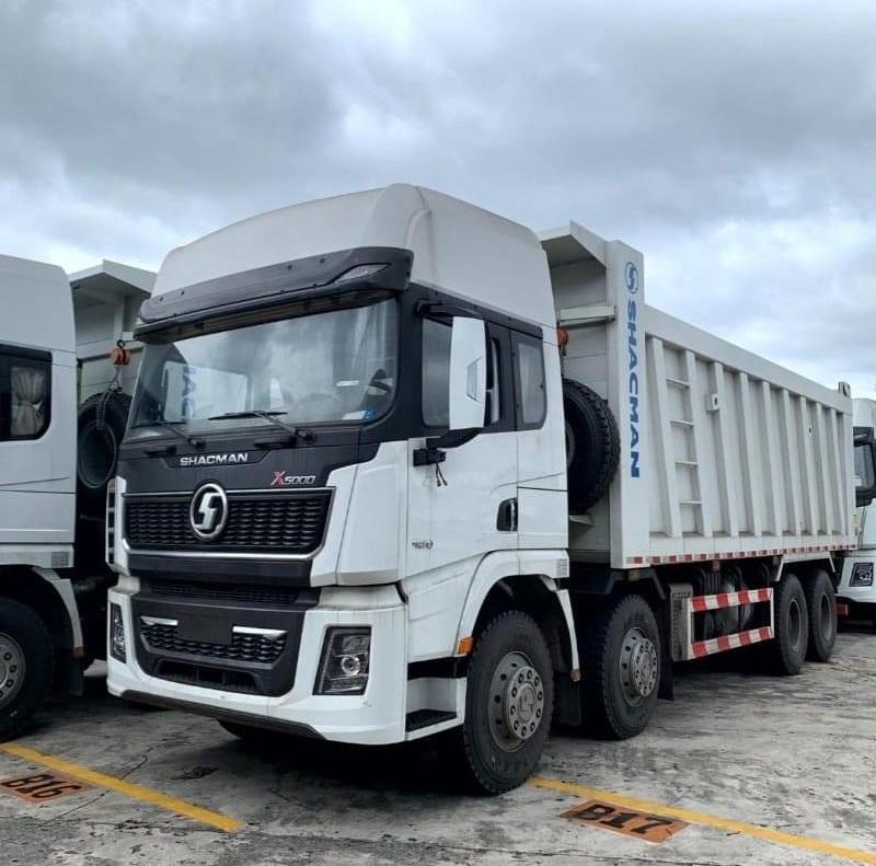 SHACMAN X5000 Heavy Duty 8×4 Dump Truck | 520HP Euro V | 16T HD Double-Stage Cast Axle | For Heavy Load Transport