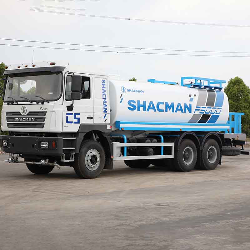 SHACMAN F3000 6x4 340HP 20CBM Water Tank Truck, Euro II, 16T Double Reduction Axle, Export Ready