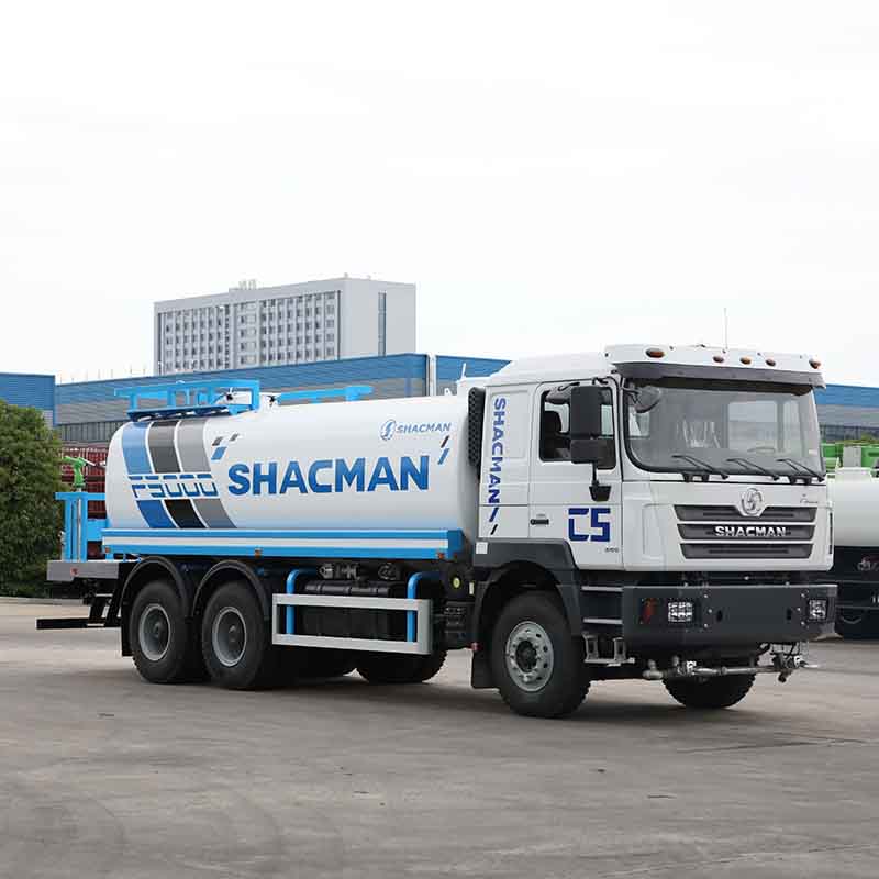SHACMAN F3000 6x4 340HP 20CBM Water Tank Truck, Euro II, 16T Double Reduction Axle, Export Ready