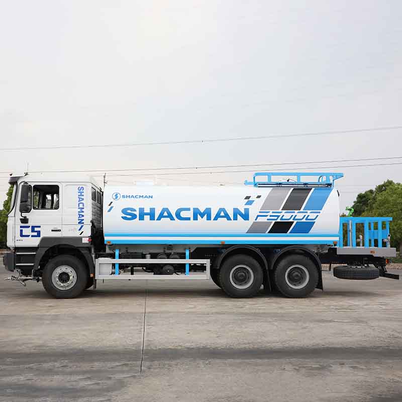 SHACMAN F3000 6x4 340HP 20CBM Water Tank Truck, Euro II, 16T Double Reduction Axle, Export Ready