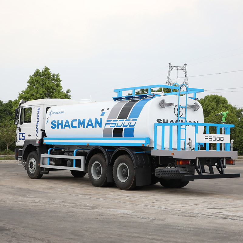 SHACMAN F3000 6x4 340HP 20CBM Water Tank Truck, Euro II, 16T Double Reduction Axle, Export Ready