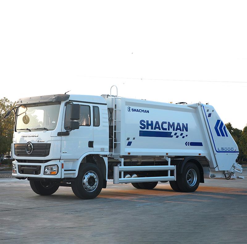 SHACMAN L3000 4x2 210HP Road Sweeper Truck, Euro II, 16CBM Street Cleaning Vehicle, Export Ready