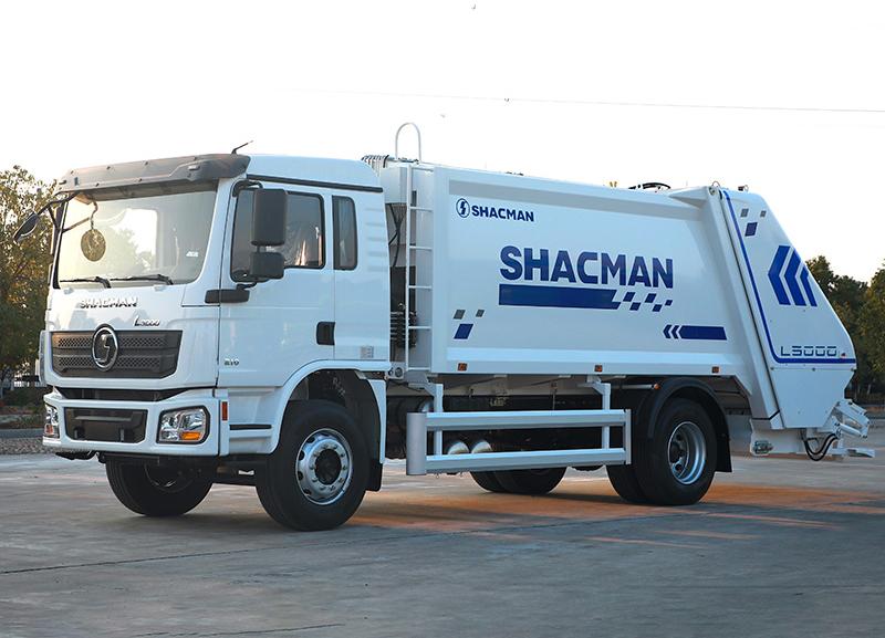 SHACMAN L3000 4x2 210HP Road Sweeper Truck, Euro II, 16CBM Street Cleaning Vehicle, Export Ready