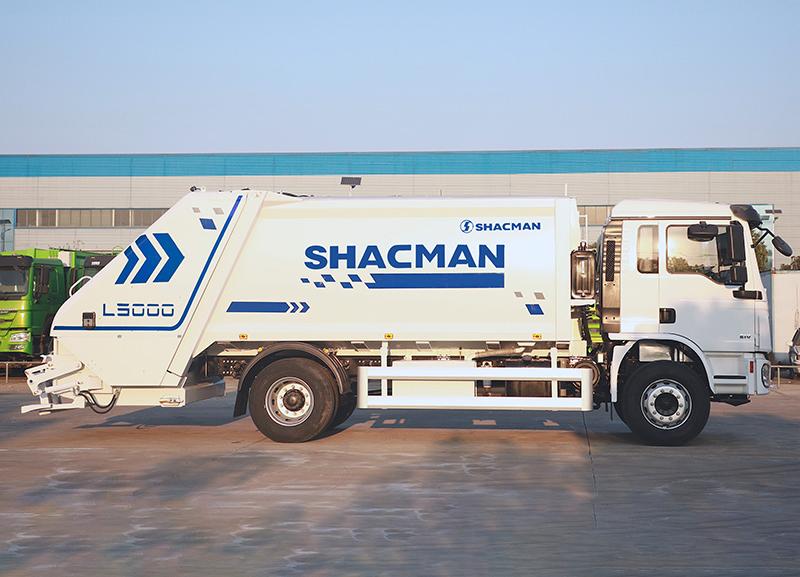 SHACMAN L3000 4x2 210HP Road Sweeper Truck, Euro II, 16CBM Street Cleaning Vehicle, Export Ready