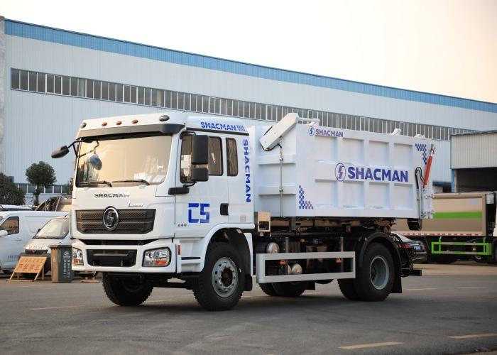 SHACMAN L3000 4x2 14CBM Compressed Garbage Truck, Euro V 245HP Refuse Compactor