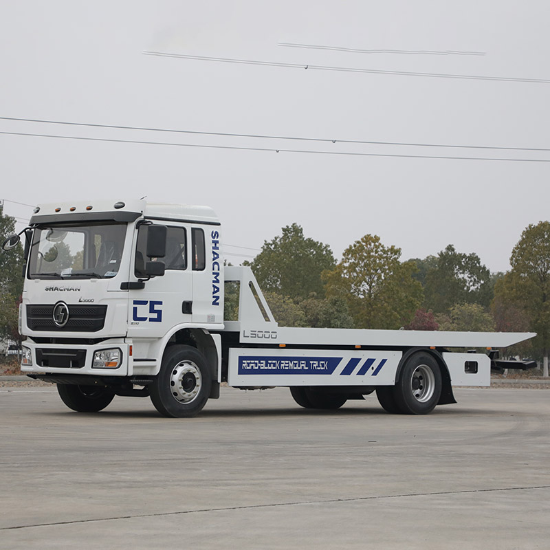 SHACMAN L3000 4×2 Flatbed Wrecker Truck 210HP for Road Rescue