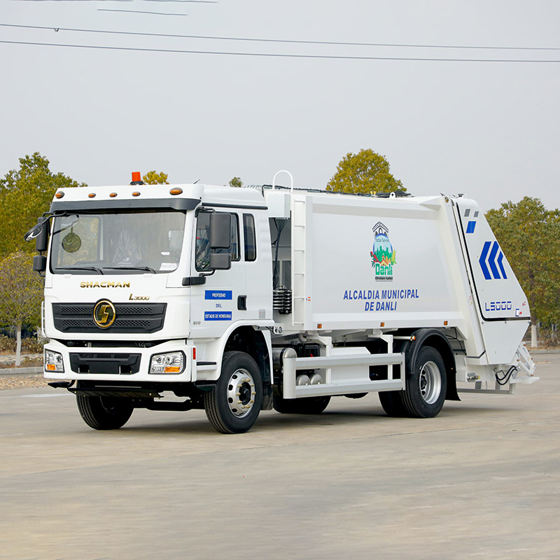 SHACMAN L3000 4x2 12CBM Compressed Garbage Truck, 210HP Euro III Emission, 12 Cubic Meter Waste Compactor For Urban Sanitation Export
