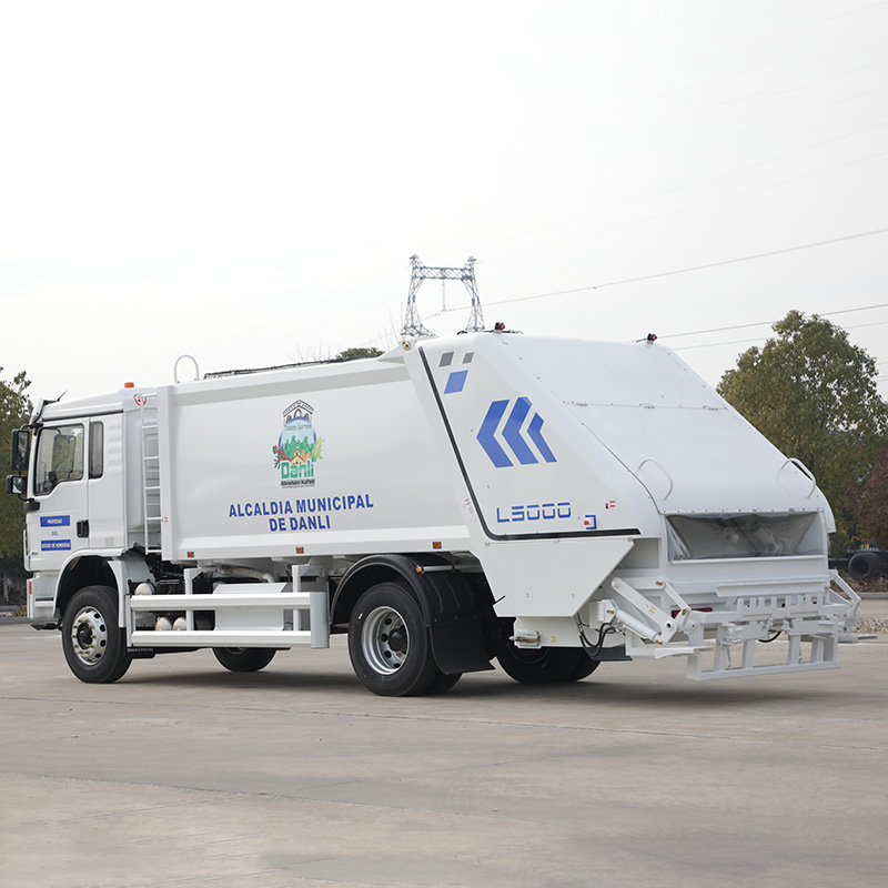 SHACMAN L3000 4x2 12CBM Compressed Garbage Truck, 210HP Euro III Emission, 12 Cubic Meter Waste Compactor For Urban Sanitation Export
