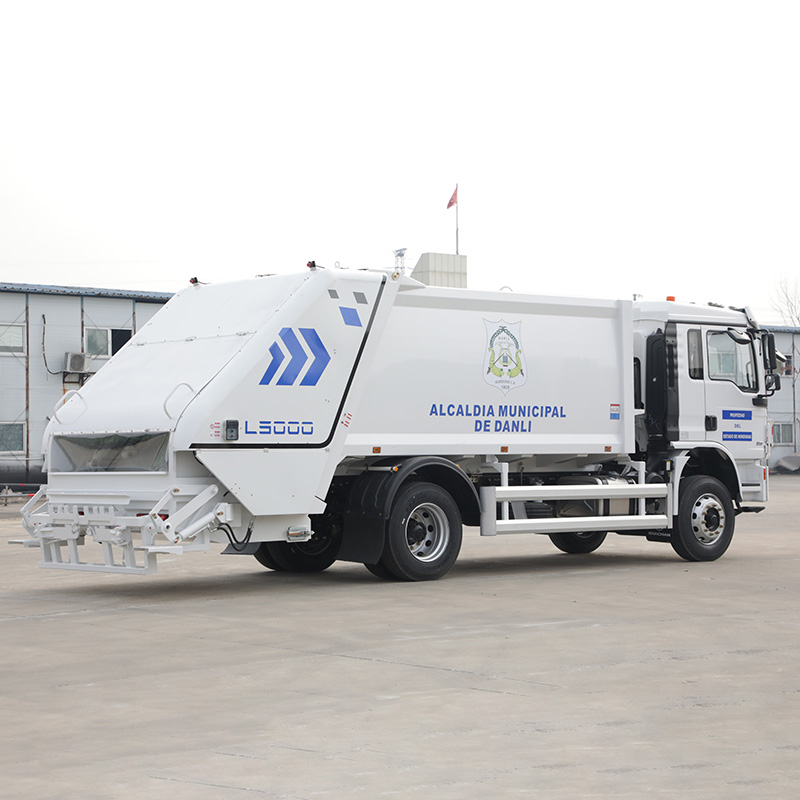 SHACMAN L3000 4x2 12CBM Compressed Garbage Truck, 210HP Euro III Emission, 12 Cubic Meter Waste Compactor For Urban Sanitation Export