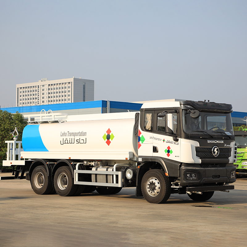 20CBM Water Sprinkler Truck SHACMAN X3000 6x4 340HP Euro 2 Mining Road Dust Suppression Water Tank Vehicle