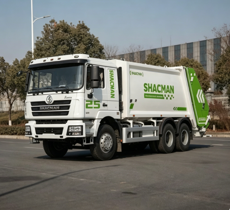 SHACMAN F3000 6×4 Compactor Garbage Truck SX5255ZYSDR434C, 345HP Euro III 20 Cubic Meter Waste Compression Truck