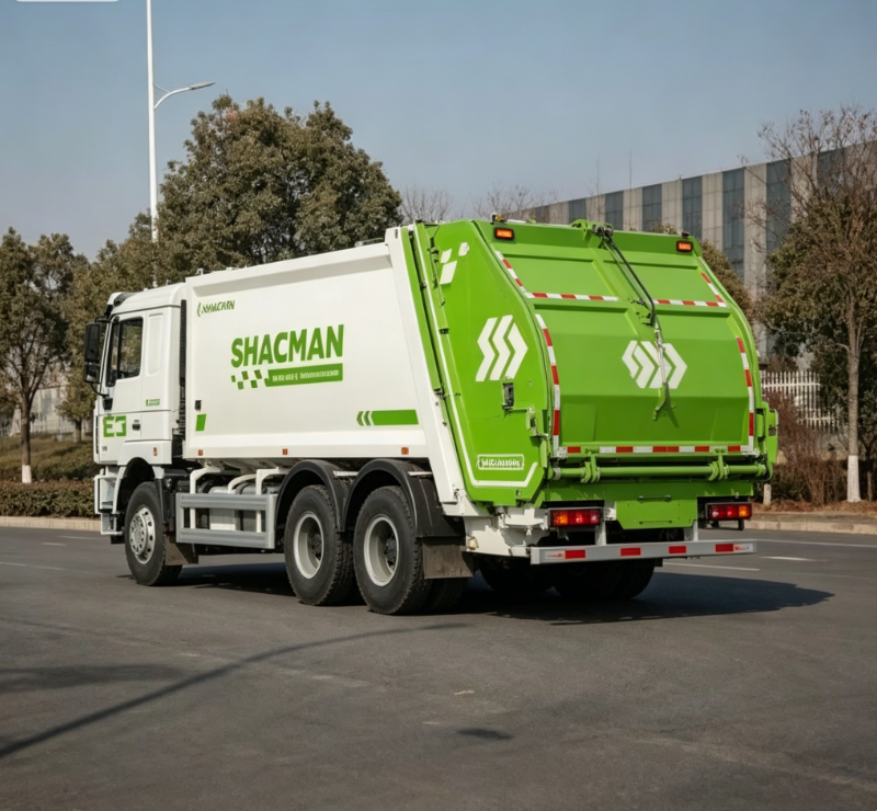 SHACMAN F3000 6×4 Compactor Garbage Truck SX5255ZYSDR434C, 345HP Euro III 20 Cubic Meter Waste Compression Truck