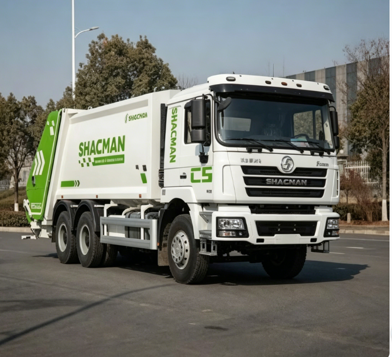 SHACMAN F3000 6×4 Compactor Garbage Truck SX5255ZYSDR434C, 345HP Euro III 20 Cubic Meter Waste Compression Truck