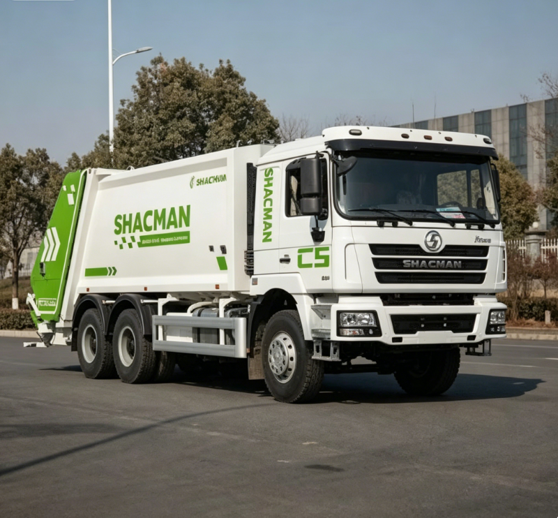 SHACMAN F3000 6×4 Compactor Garbage Truck SX5255ZYSDR434C, 345HP Euro III 20 Cubic Meter Waste Compression Truck
