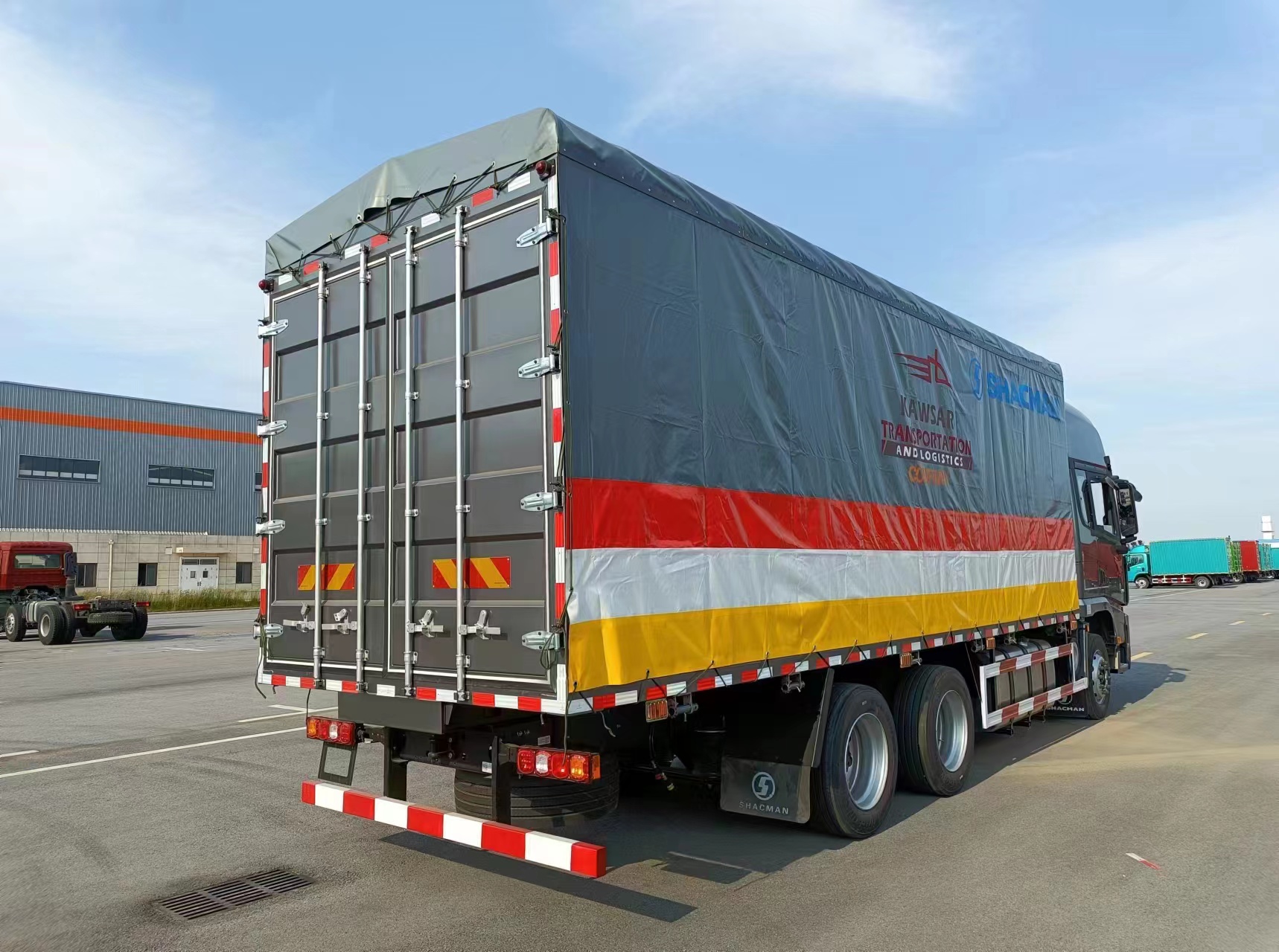 SHACMAN  X3000 Composite Version 6*4 Full Load Box Truck WP12 Engine Air Suspension Heavy Duty Delivery Truck