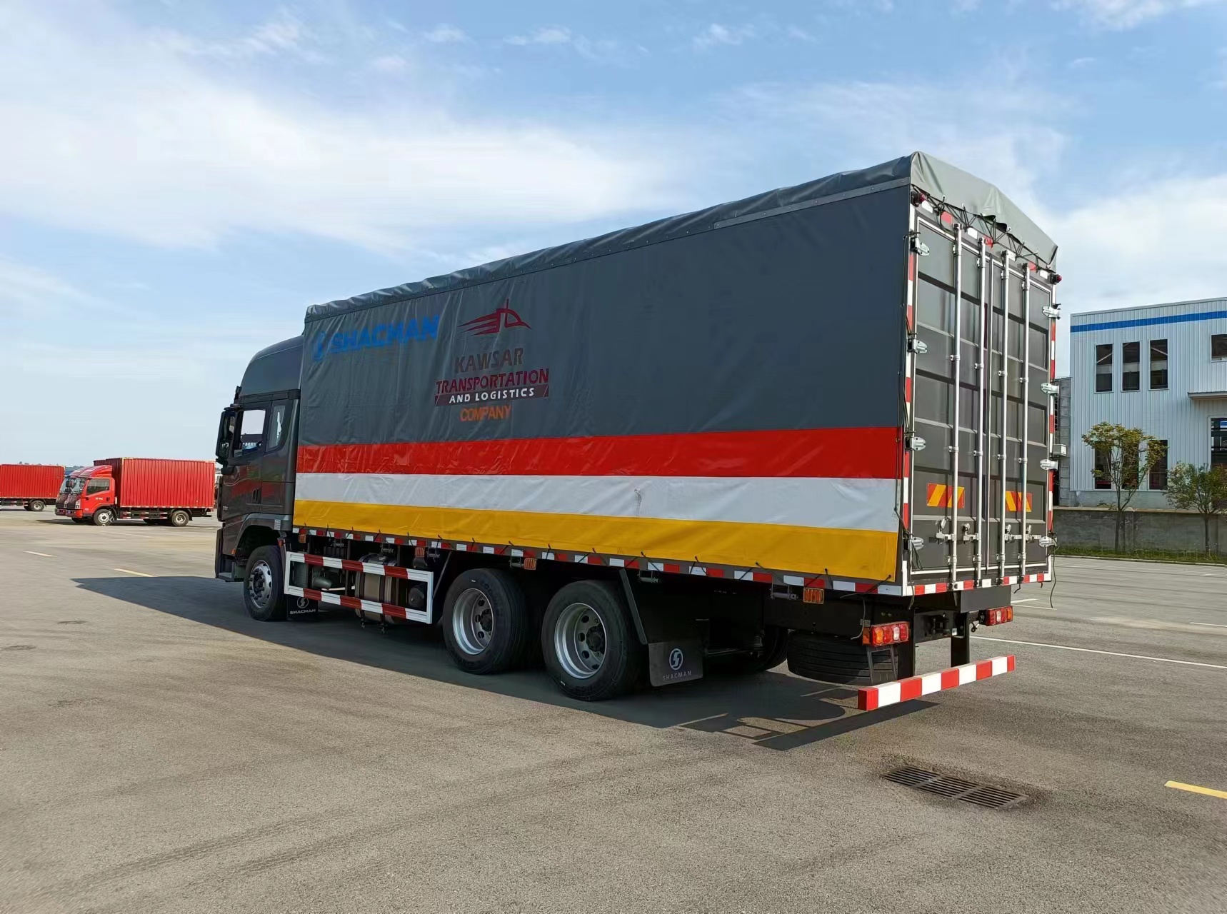 SHACMAN  X3000 Composite Version 6*4 Full Load Box Truck WP12 Engine Air Suspension Heavy Duty Delivery Truck