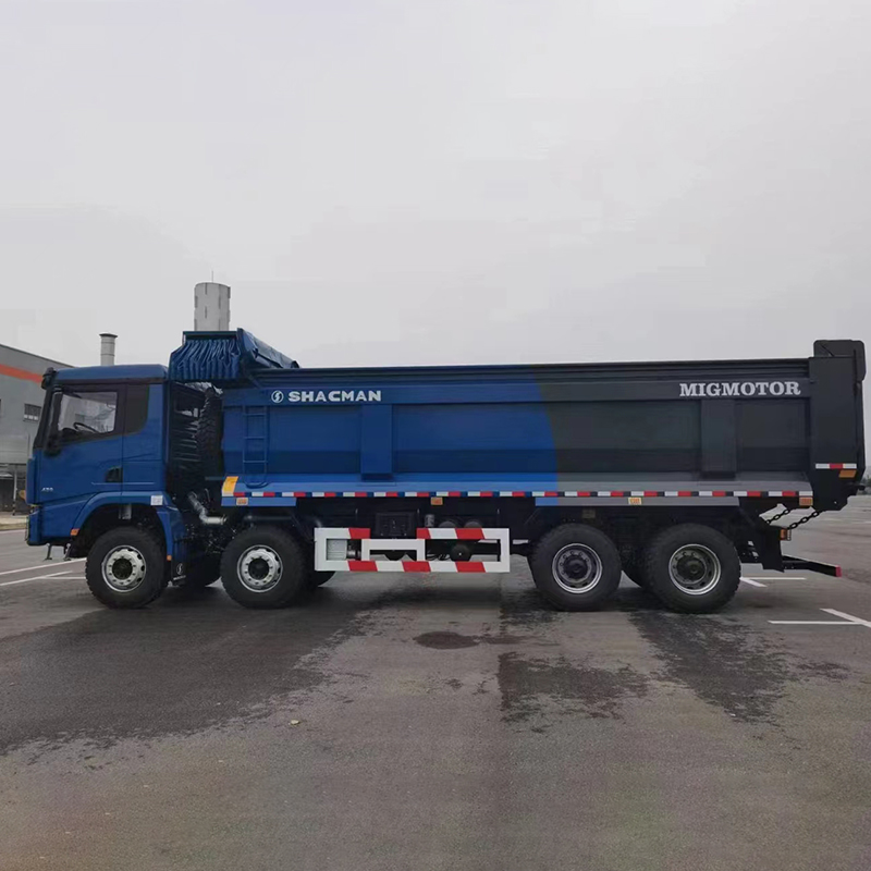 SHACMAN X3000 8*4 Enhanced Dump Truck 400 Horsepower Hydraulic Rear Tipping Tipper For Earthmoving & Construction Works