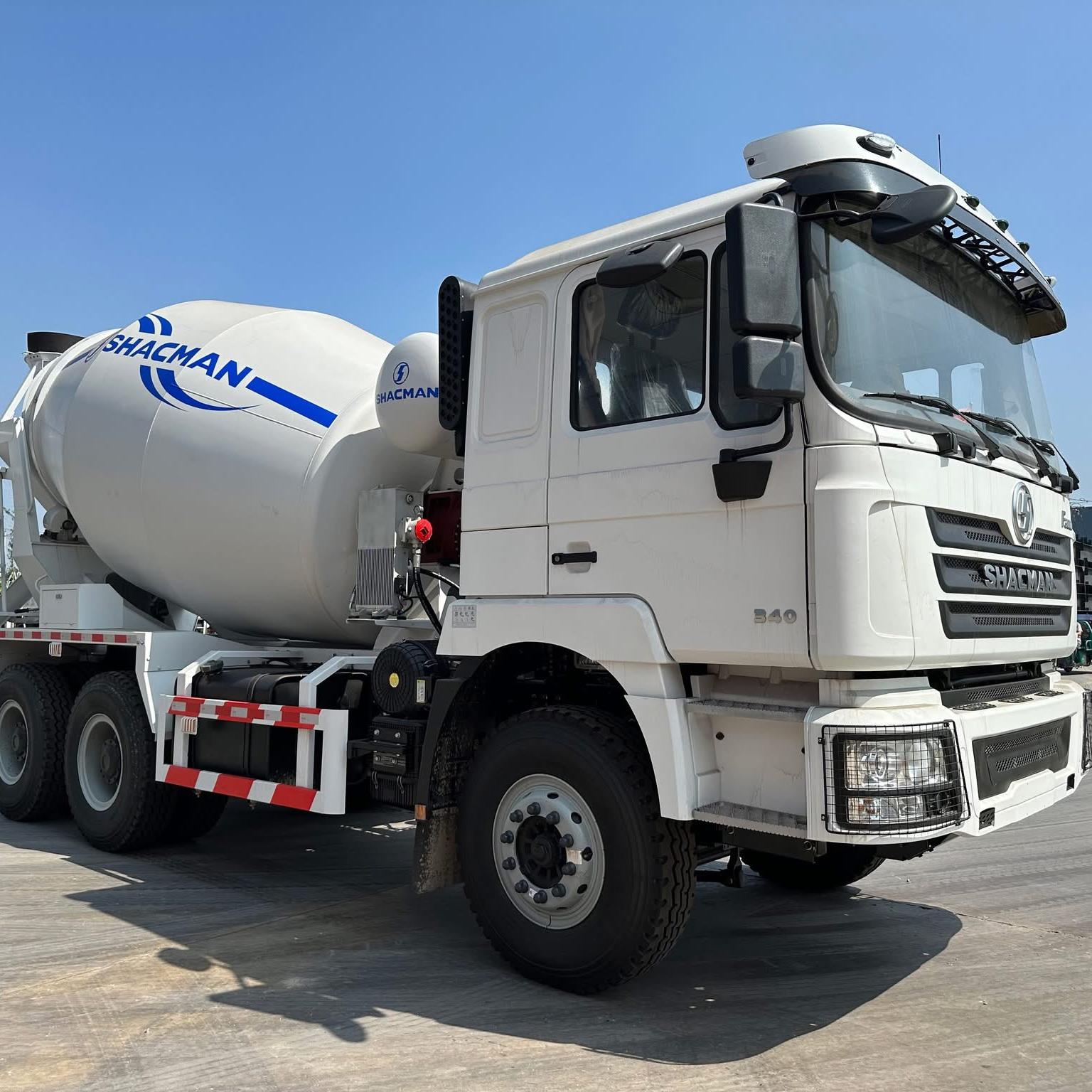 SHACMAN F3000 Enhanced 6×4 Concrete Mixer Truck 340HP Euro II SX5255GBJBR384 10CBM Cement Mixer Vehicle For Construction