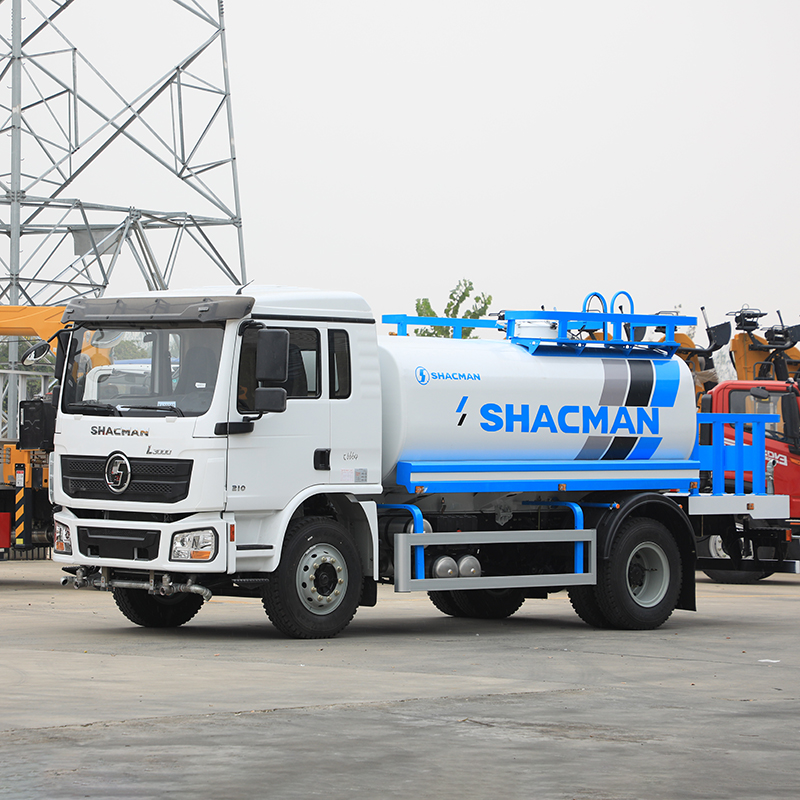 SHACMAN L3000 4x2 Water Sprinkler Truck 10 Cubic Meter Euro 2 210HP Water Tank Truck