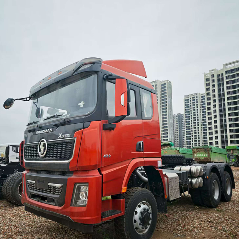 Heavy Duty SHACMAN X3000 6x4 Tractor Head 430HP WP12 Euro2 Engine For Long Distance Transportation